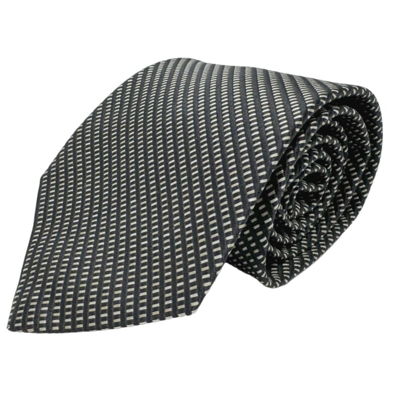 ジムトンプソンネクタイ（Jim Thompson necktie）-ストライプ・黒色