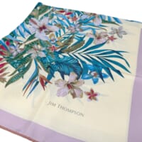 新品 ジム トンプソン 蝶花柄ピンクミニスカーフ | collection