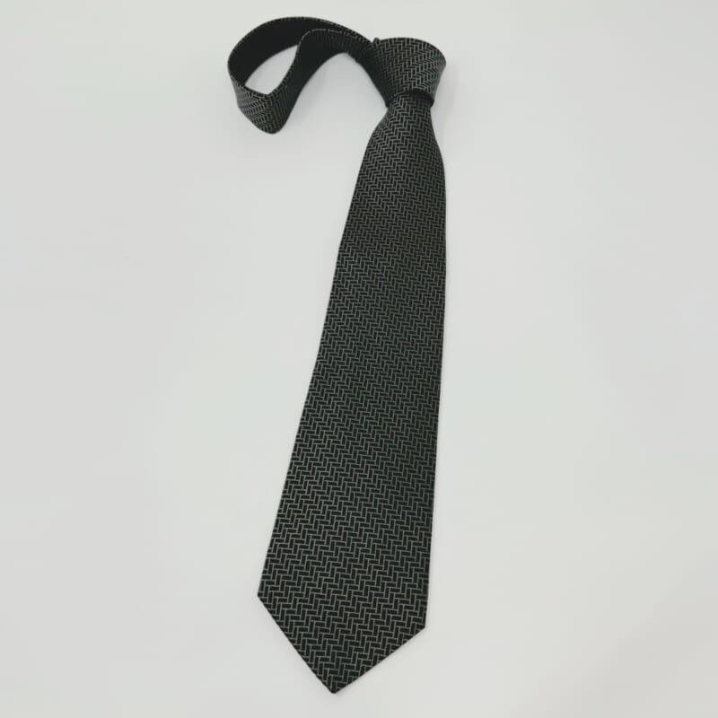 ジムトンプソンネクタイ（Jim Thompson necktie）-パターン柄・黒