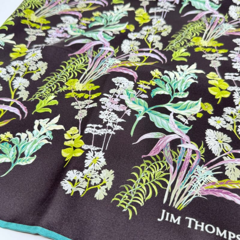 ジムトンプソンスカーフ（Jim Thompson scarf）-植物柄｜色