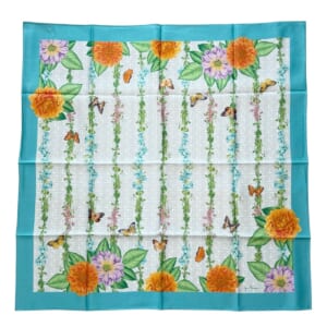 ジムトンプソンスカーフ（Jim Thompson scarf）-RWQAV_DAHLIA_BLUE