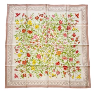 ジムトンプソンスカーフ（Jim Thompson scarf）-RWQAV_2000002601_FLORAL_IVORY_LT_PK