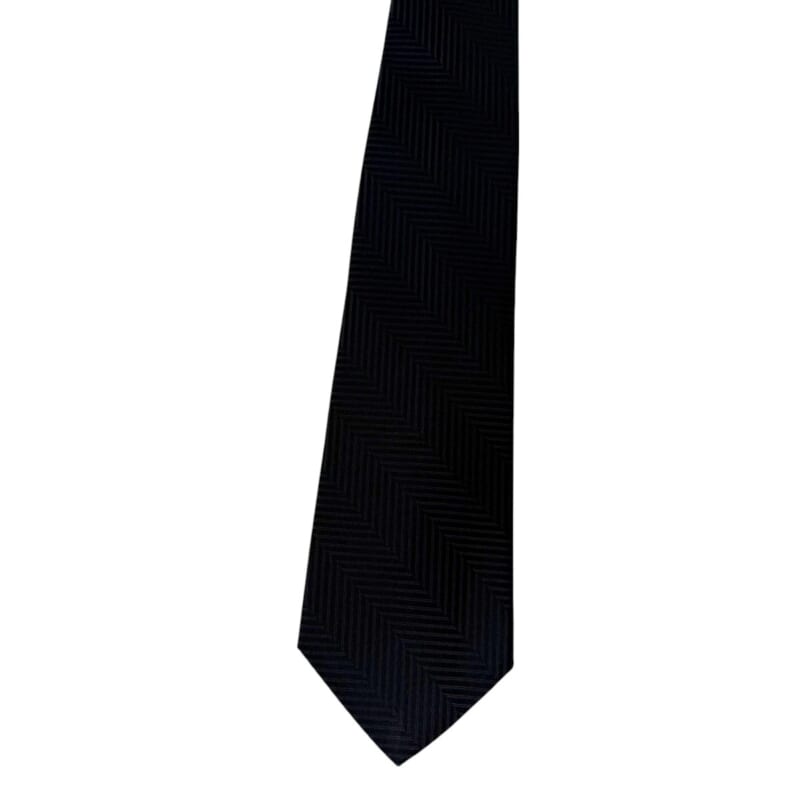 ジムトンプソンネクタイ（Jim Thompson necktie）-パターン柄｜ブラック・パープル