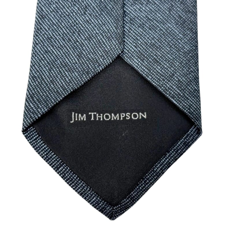 ジムトンプソンネクタイ（Jim Thompson necktie）-無地｜ライトネイビー