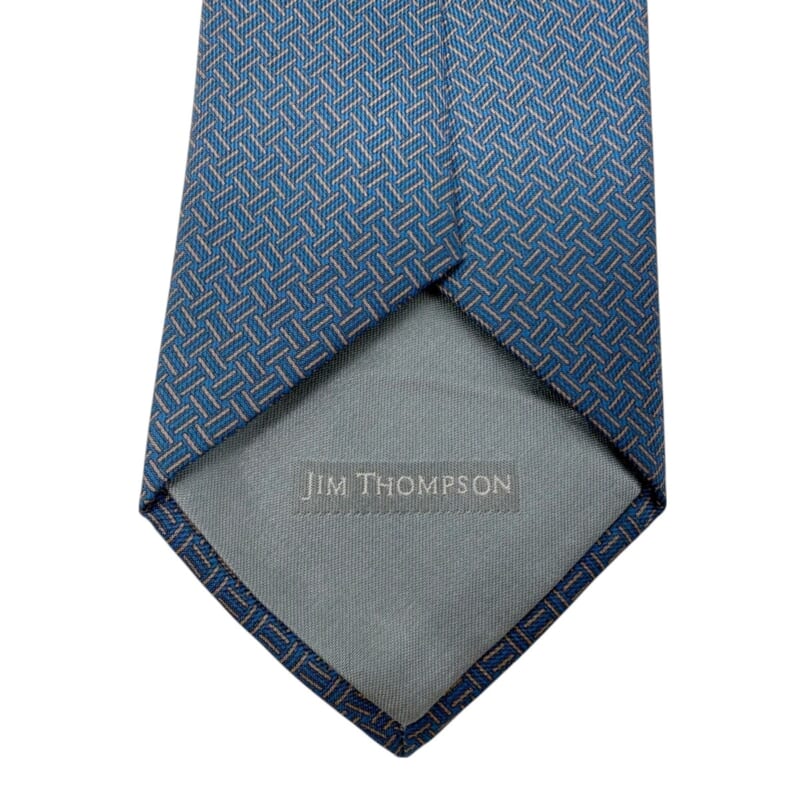 ジムトンプソンネクタイ（Jim Thompson necktie）-パターン柄｜ブルー