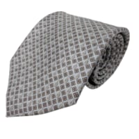 シルクネクタイ（小紋柄・グレー）−ジムトンプソン | JIM THOMPSON の