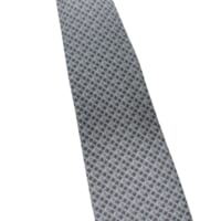 シルクネクタイ（小紋柄・グレー）−ジムトンプソン | JIM THOMPSON の