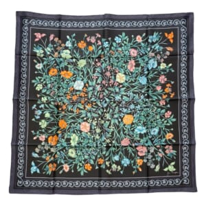 ジムトンプソンスカーフ（Jim Thompson scarf）-RWQAV_DARK_BLUE