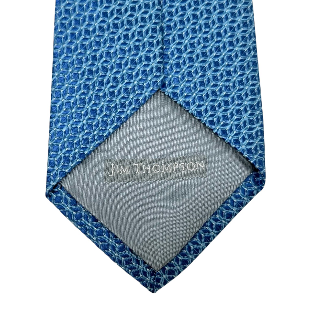 ジムトンプソンネクタイ(Jim Thompson necktie)-パターン柄|ブルー