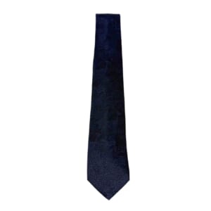 ジムトンプソンネクタイ（Jim Thompson necktie）-ジャガード｜ダークネイビー