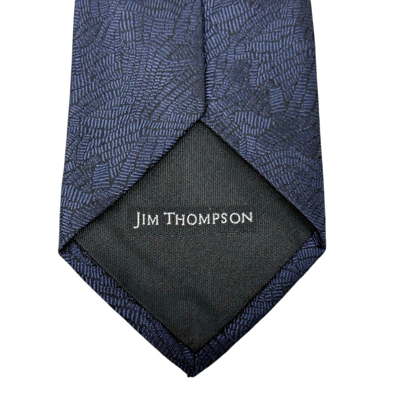 ジムトンプソンネクタイ(Jim Thompson necktie)-ジャガード|ダークネイビー