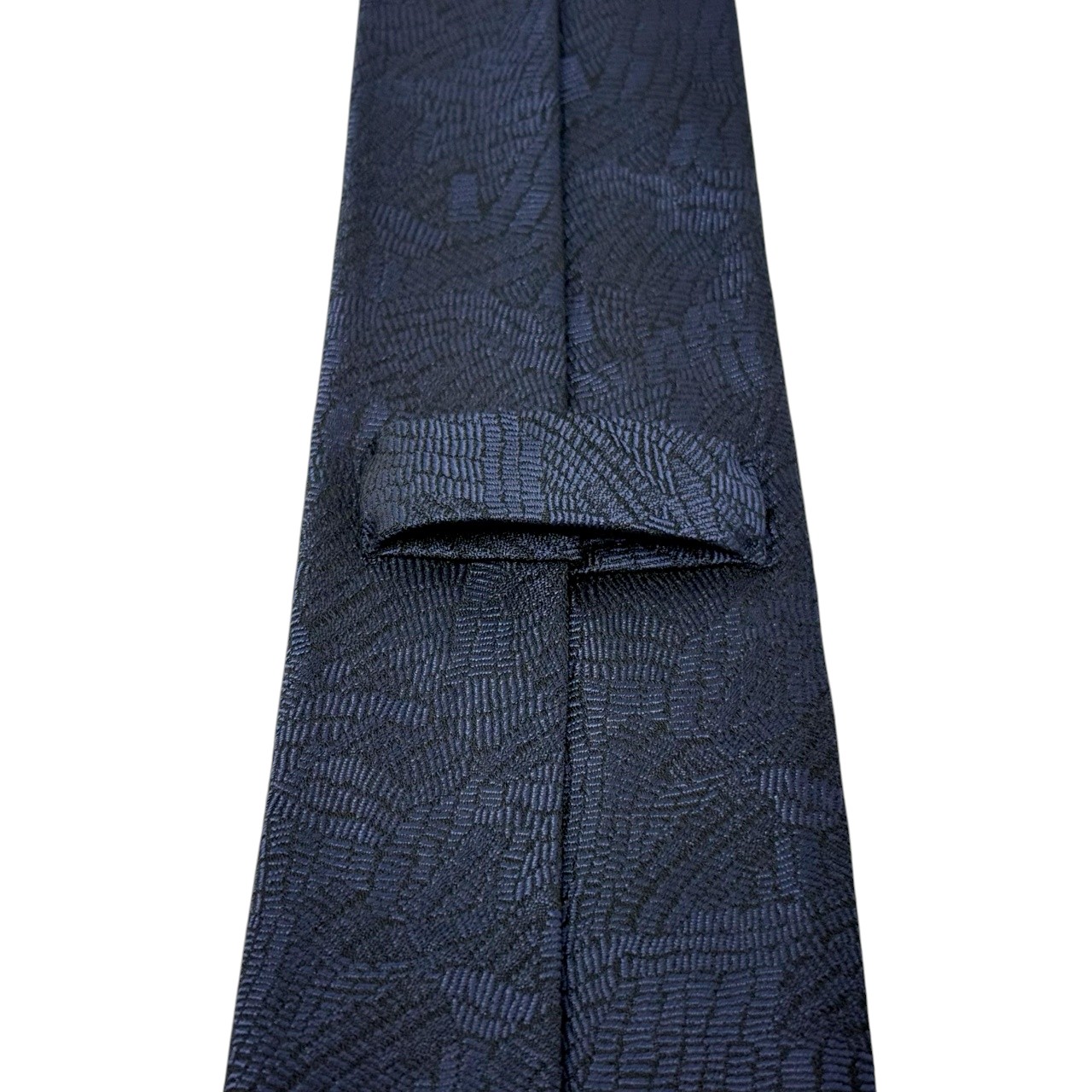 ジムトンプソンネクタイ(Jim Thompson necktie)-ジャガード|ダークネイビー