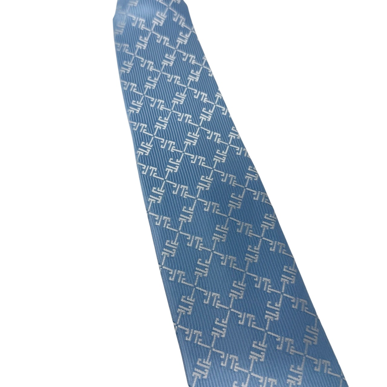 ジムトンプソンネクタイ(Jim Thompson necktie)-モノグラム柄|スカイブルー