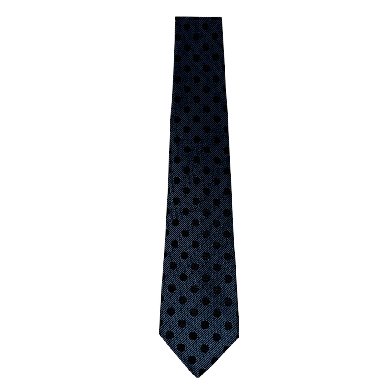 ジムトンプソンネクタイ(Jim Thompson necktie)-ドット|藍色・黒