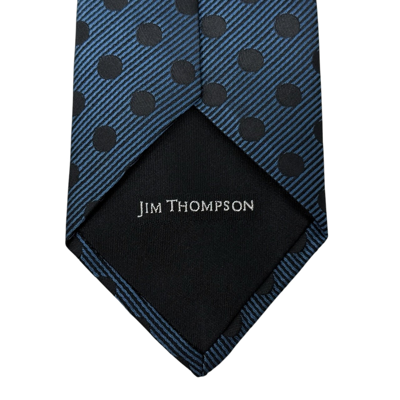 ジムトンプソンネクタイ(Jim Thompson necktie)-ドット|藍色・黒
