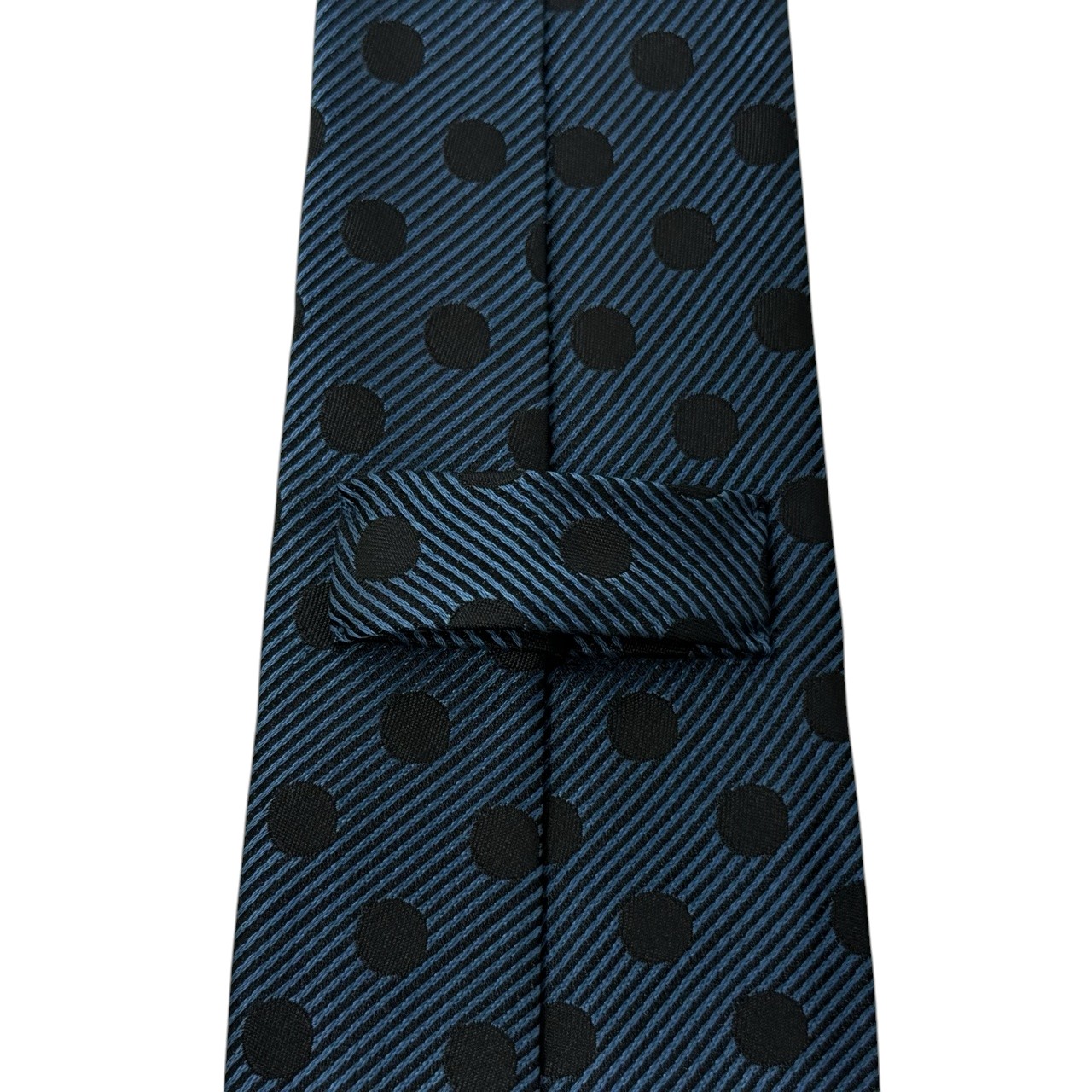 ジムトンプソンネクタイ(Jim Thompson necktie)-ドット|藍色・黒
