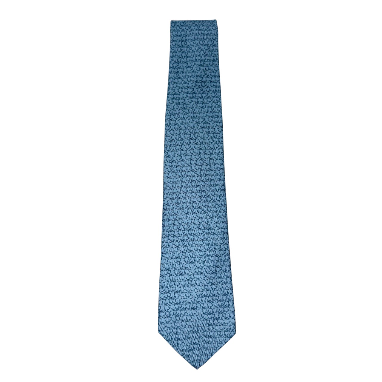 ジムトンプソンネクタイ(Jim Thompson necktie)象柄|ライトブルー