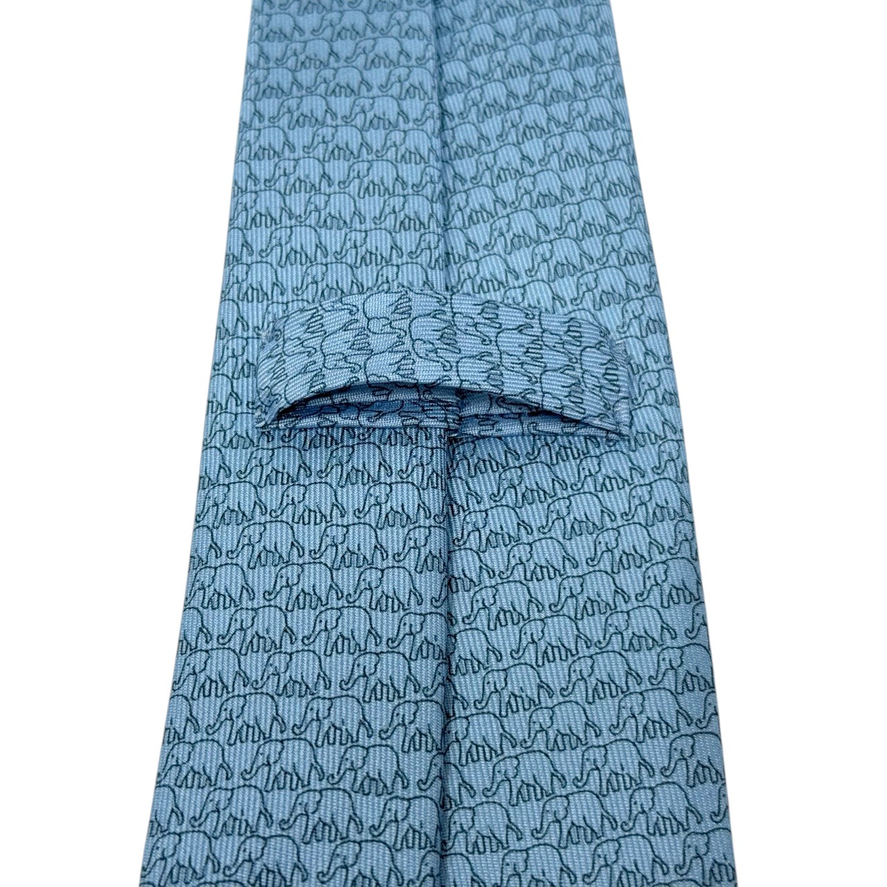 ジムトンプソンネクタイ(Jim Thompson necktie)象柄|ライトブルー