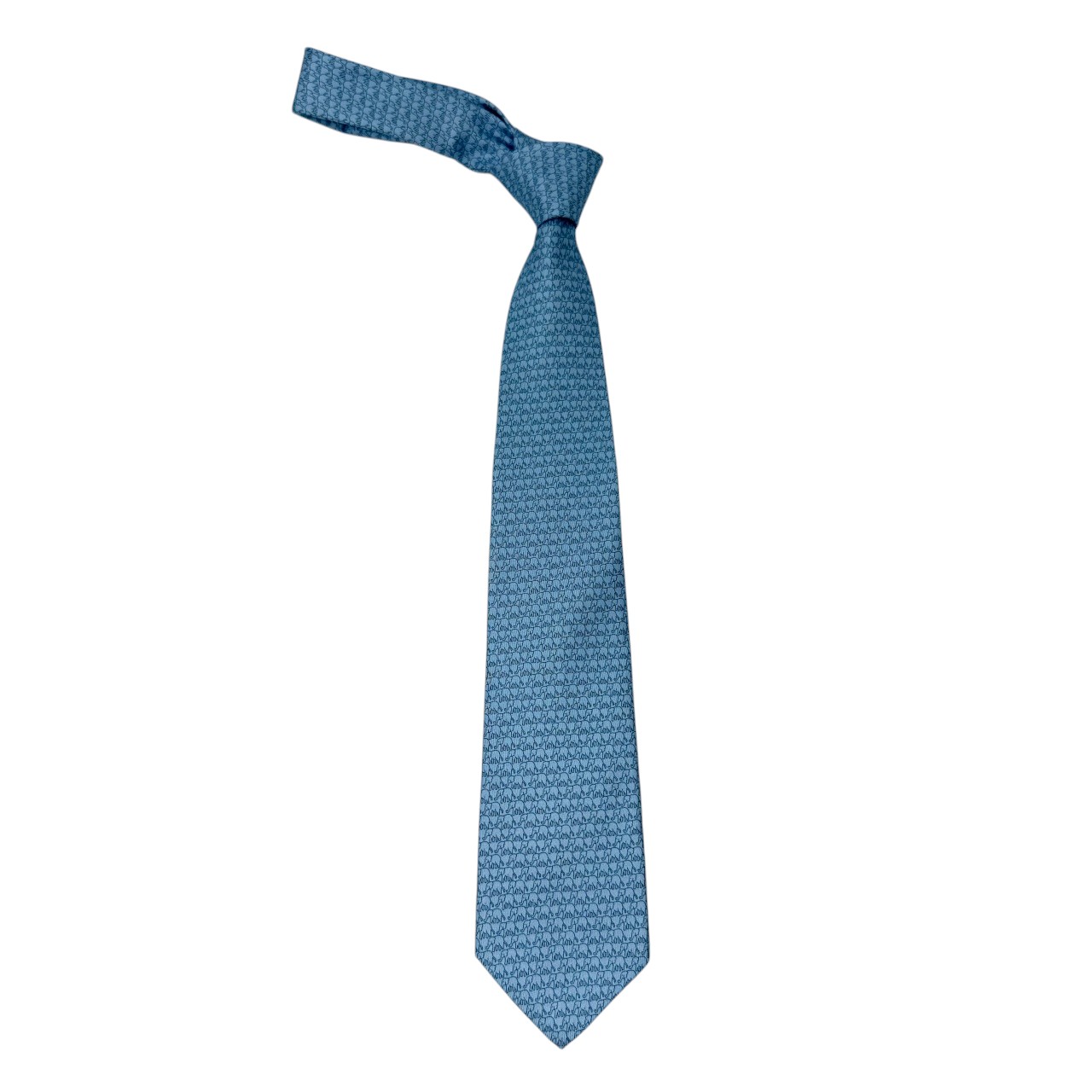 ジムトンプソンネクタイ(Jim Thompson necktie)象柄|ライトブルー