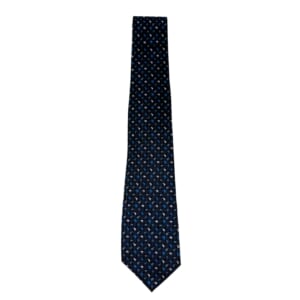 ジムトンプソンネクタイ(Jim Thompson necktie)-象柄|ネイビー