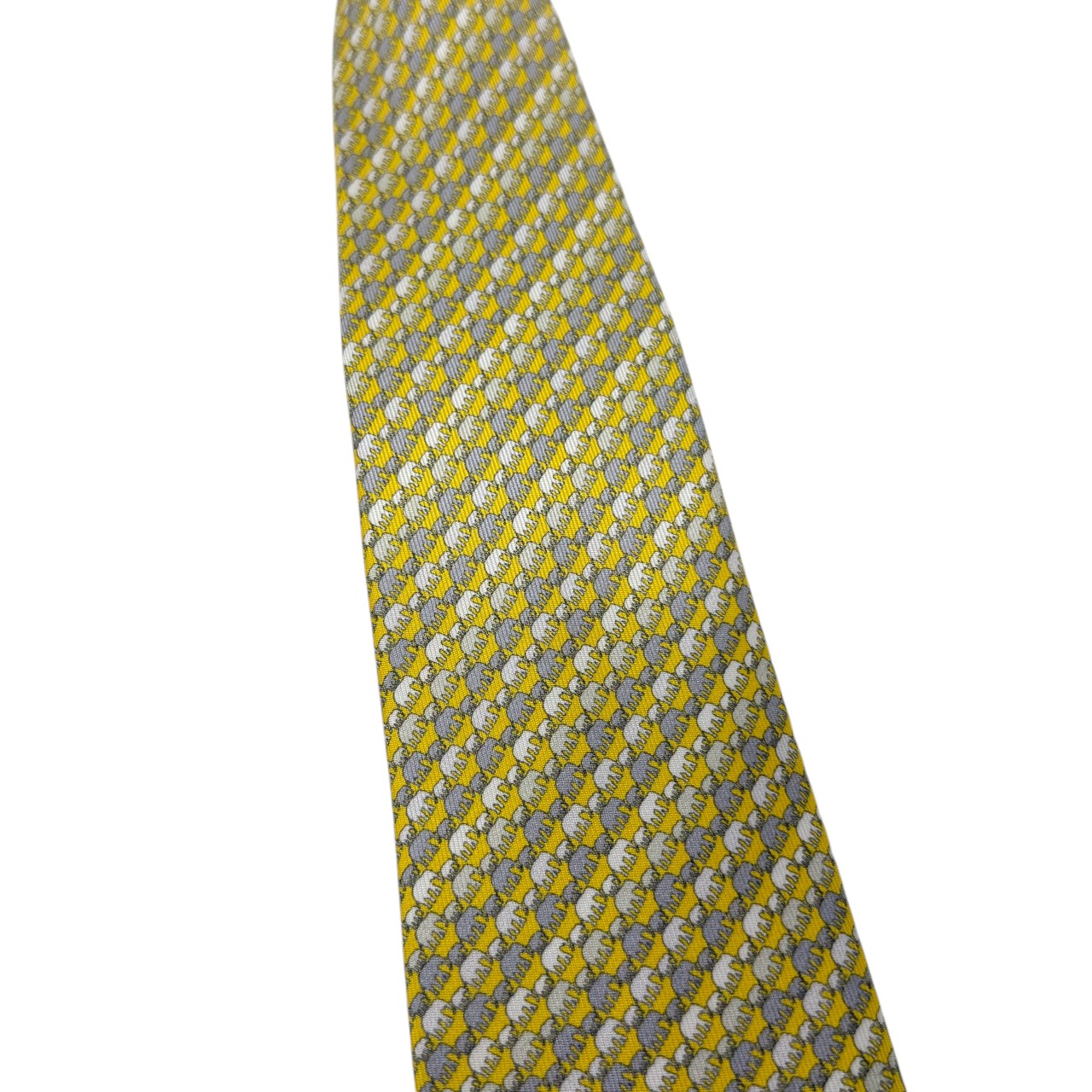 ジムトンプソンネクタイ(Jim Thompson necktie)象柄|イエロー