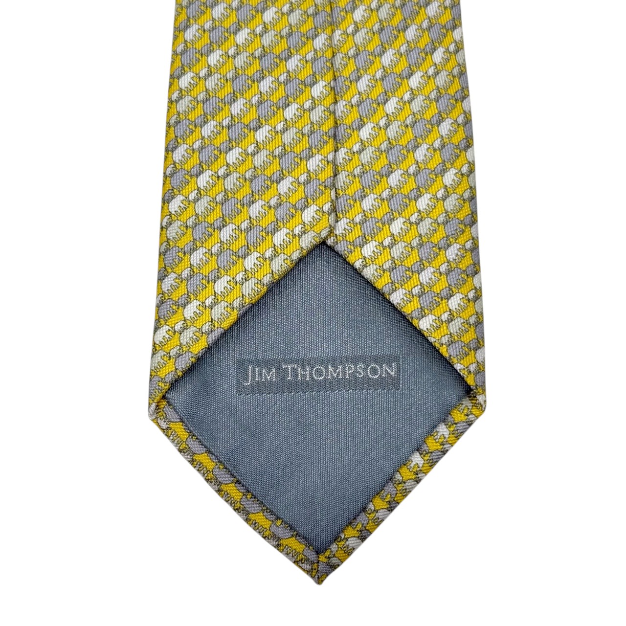 ジムトンプソンネクタイ(Jim Thompson necktie)象柄|イエロー