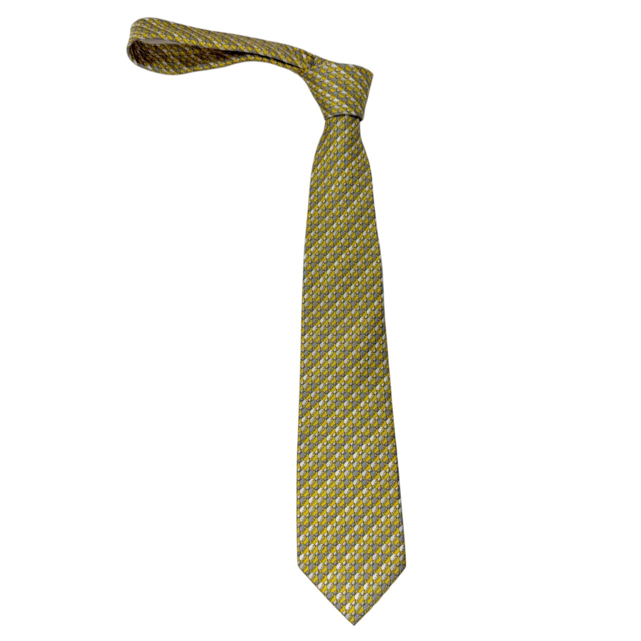 ジムトンプソンネクタイ(Jim Thompson necktie)象柄|イエロー