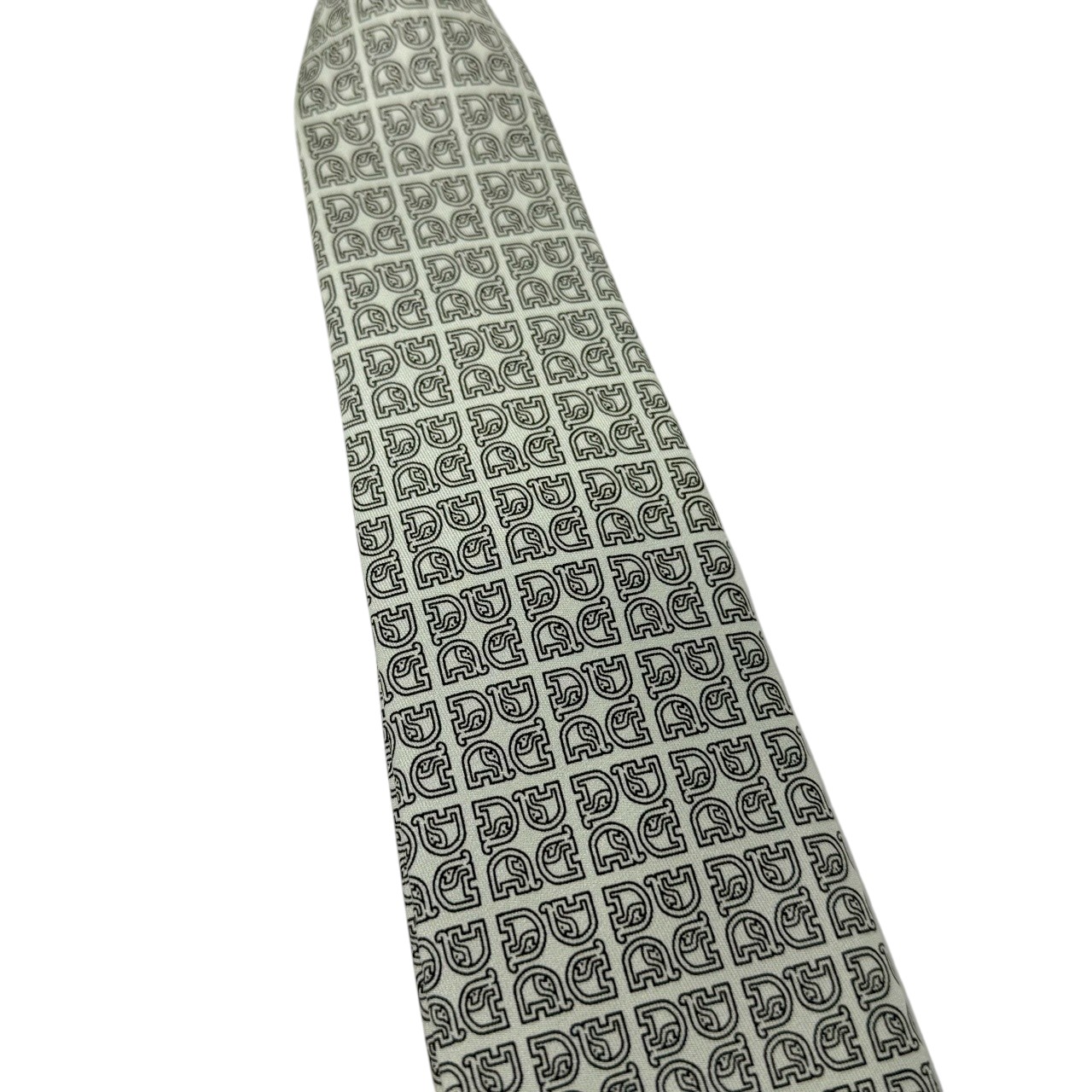 ジムトンプソンネクタイ(Jim Thompson necktie)-モノグラム柄|アイボリー
