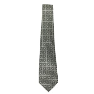 ジムトンプソンネクタイ（Jim Thompson necktie）-モノグラム柄｜アイボリー