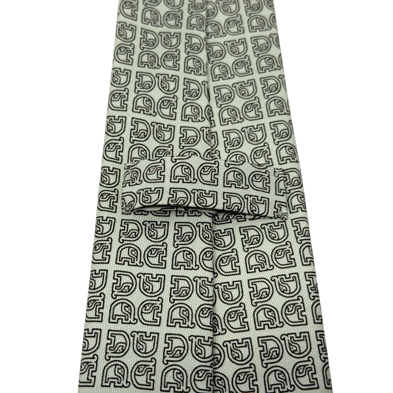 ジムトンプソンネクタイ(Jim Thompson necktie)-モノグラム柄|アイボリー