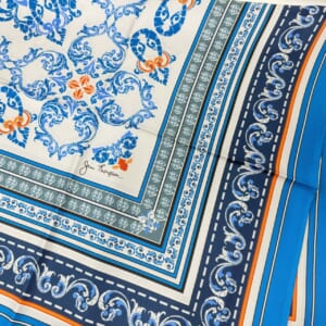 ジムトンプソンスカーフ（Jim Thompson scarf）-RWQAR_ANCIENT_BLUE