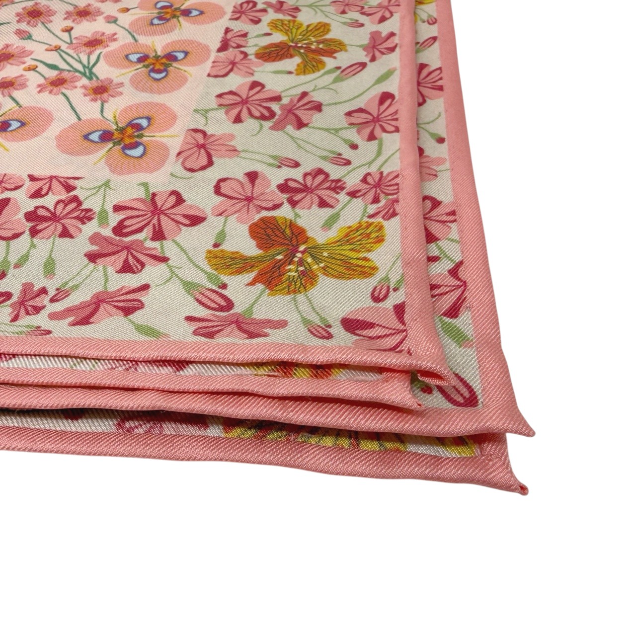 ジムトンプソンスカーフ(Jim Thompson scarf)-RWQAR_FLOWER_PINK