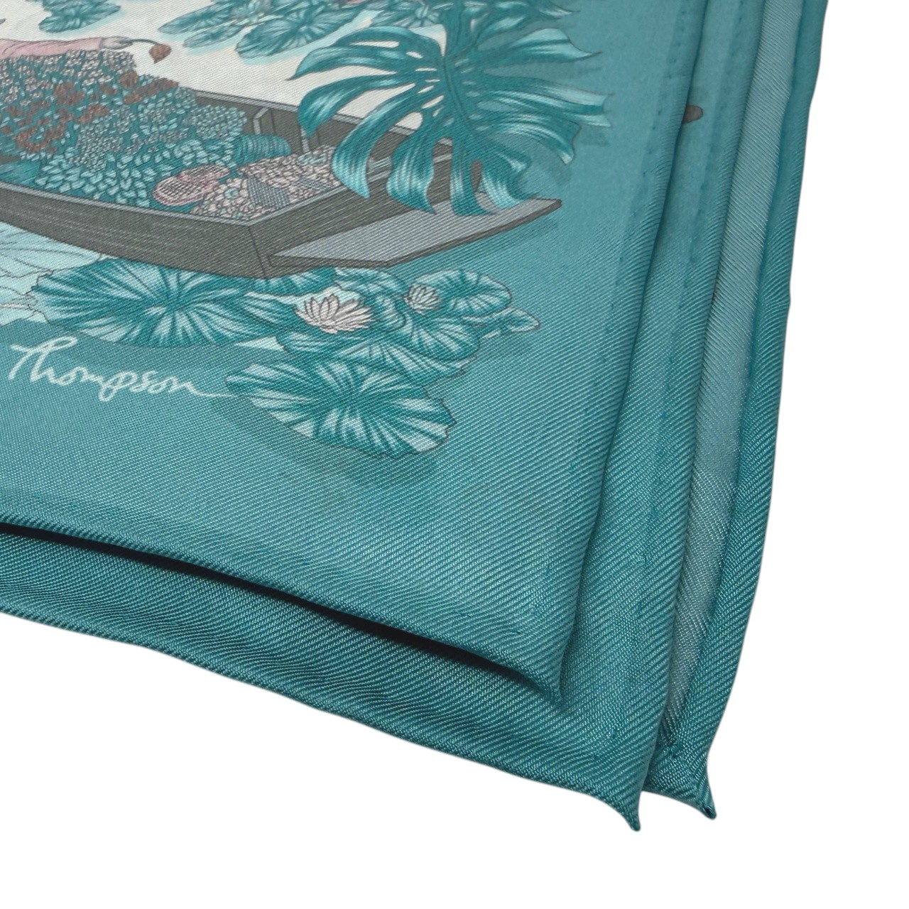 ジムトンプソンスカーフ(Jim Thompson scarf)-RWQAV_2000002601_DAMNOEN_FLOATING_GN